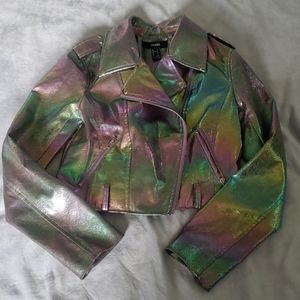 IRIDESCENT METALLIC JACKET